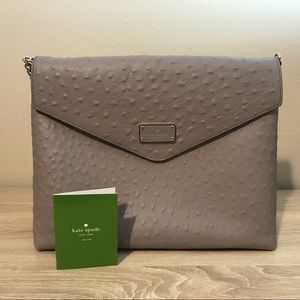 Kate Spade Ostrich Leena A La Vita Handbag